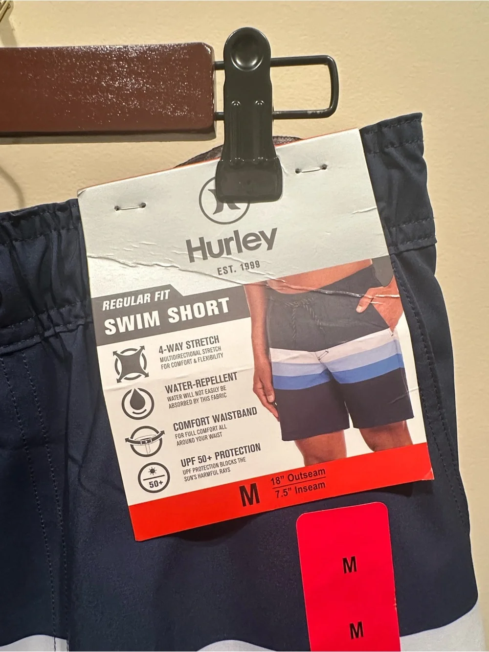 NWT Men’s Hurley Swim Trunks
